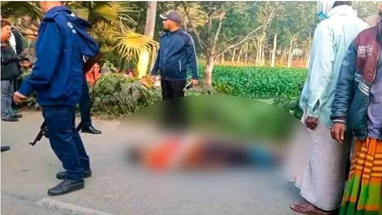 রাস্তার পাশে পাওয়া গেল  ব্যবসায়ীর মৃতদেহ